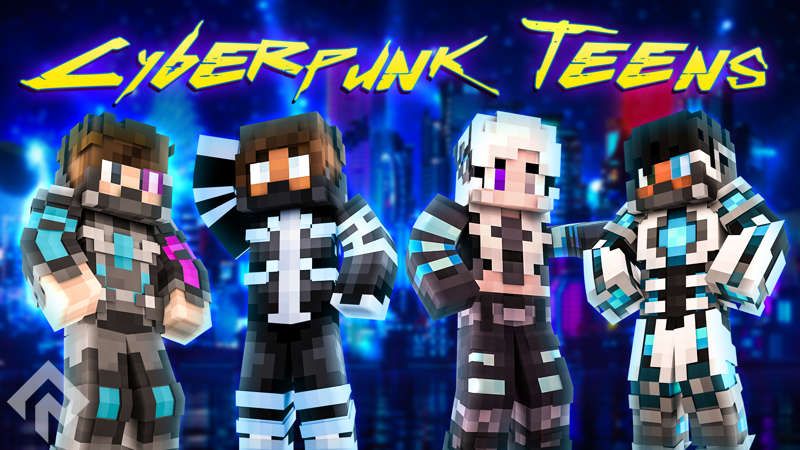 Cyberpunk Teens on the Minecraft Marketplace by RareLoot