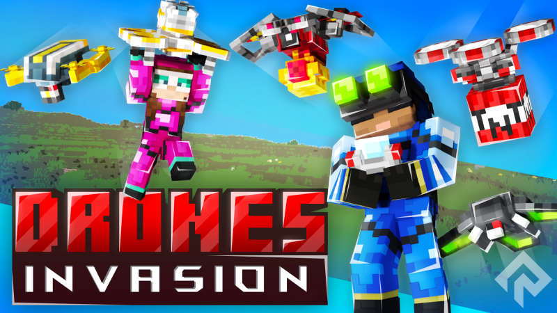 Drones Invasion on the Minecraft Marketplace by RareLoot