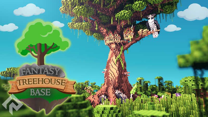 Fantasy Treehouse Base on the Minecraft Marketplace by RareLoot