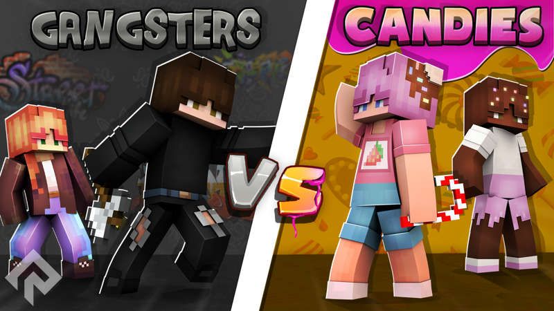 Gangsters vs Candies on the Minecraft Marketplace by RareLoot