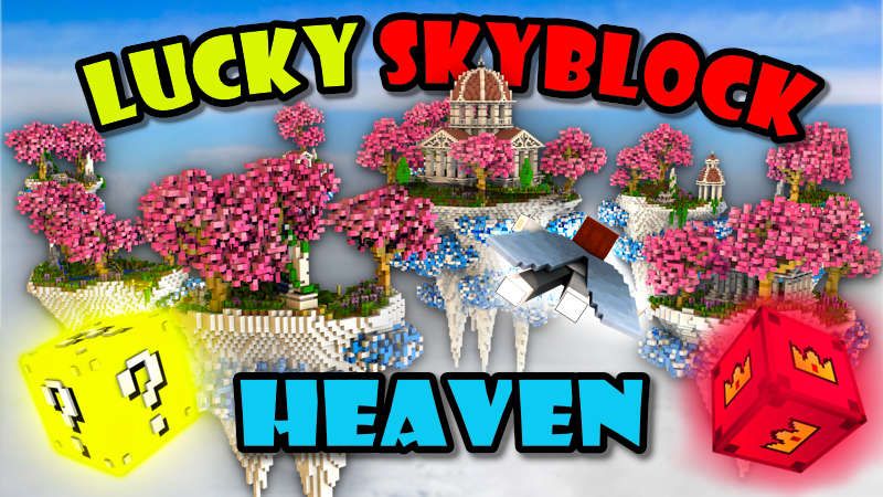 Lucky Skyblock Heaven on the Minecraft Marketplace by RareLoot