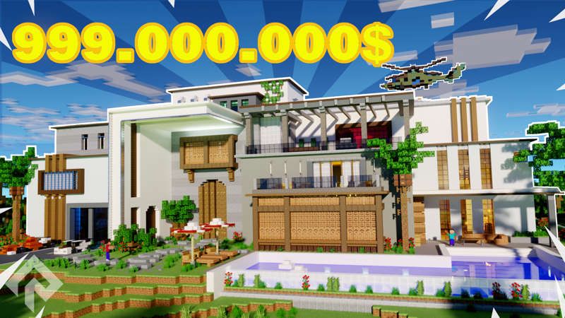 Luxury Party Mansion on the Minecraft Marketplace by RareLoot