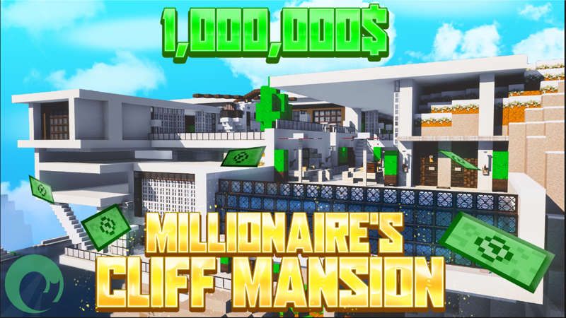 Millionaire's Cliff Mansion on the Minecraft Marketplace by RareLoot