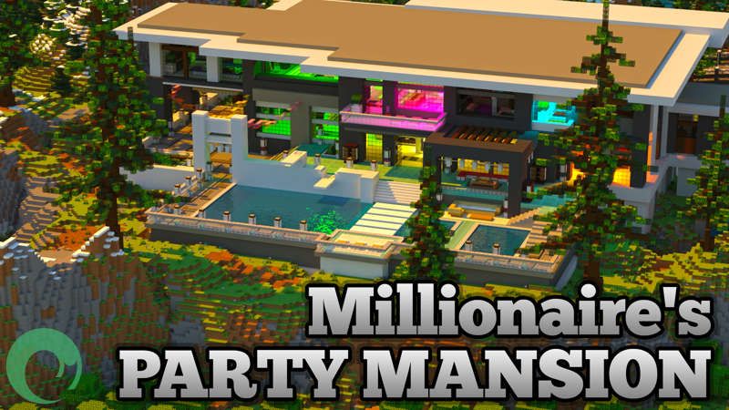 Millionaire's Party Mansion on the Minecraft Marketplace by RareLoot