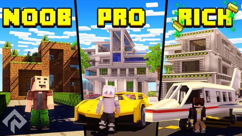 Noob vs Pro vs Millionaire on the Minecraft Marketplace by RareLoot