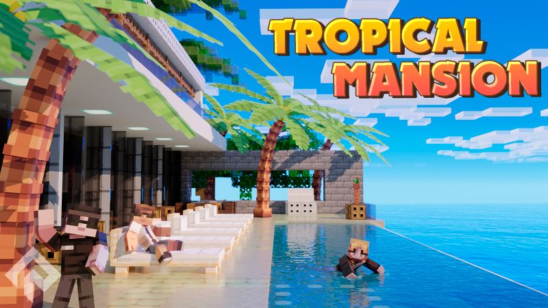 Tropical Mansion on the Minecraft Marketplace by RareLoot