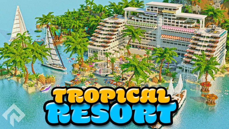 Tropical Resort on the Minecraft Marketplace by RareLoot