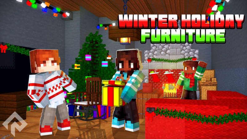 Winter Holiday Furniture on the Minecraft Marketplace by RareLoot