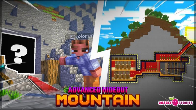 Advanced Hideout: Mountain on the Minecraft Marketplace by Razzleberries