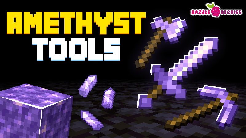 Amethyst Tools on the Minecraft Marketplace by Razzleberries