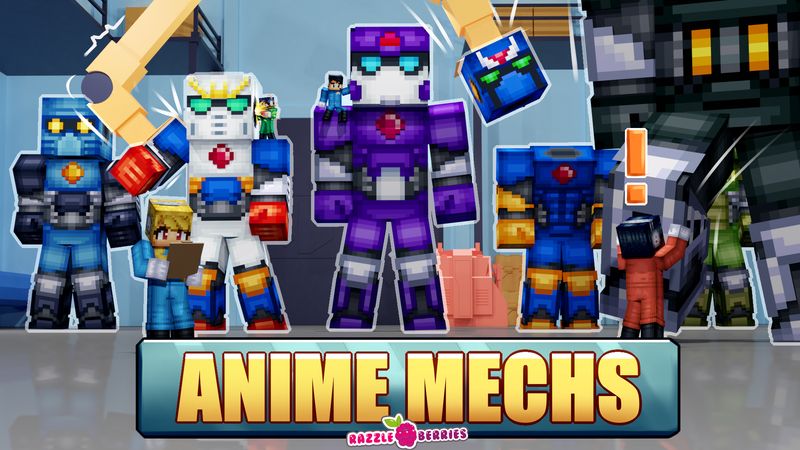 Anime Mechs on the Minecraft Marketplace by Razzleberries