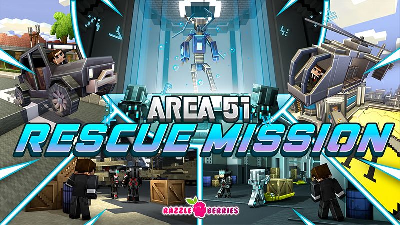 Area 51: Rescue Mission on the Minecraft Marketplace by Razzleberries