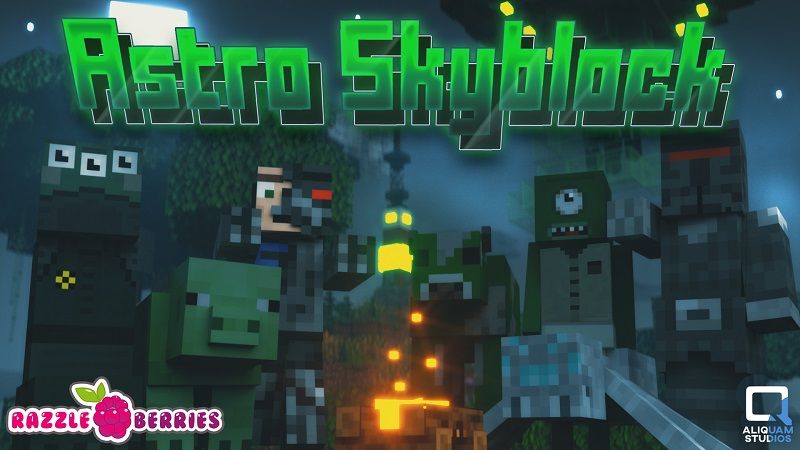 Astro Skyblock on the Minecraft Marketplace by Razzleberries