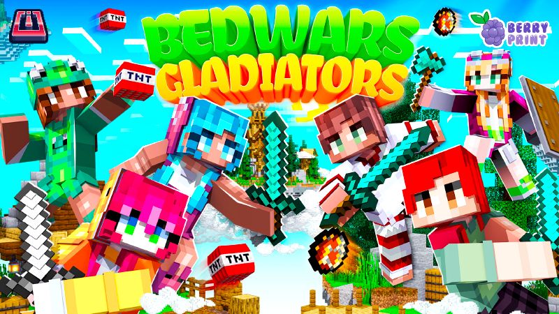 Bedwars Gladiators on the Minecraft Marketplace by Razzleberries