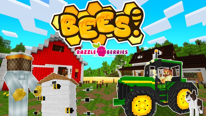 Bees! on the Minecraft Marketplace by razzleberries