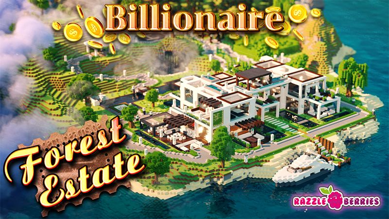 Billionaire Forest Estate on the Minecraft Marketplace by Razzleberries