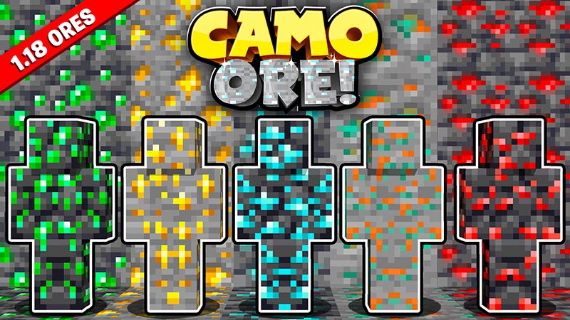 Camo Ore! on the Minecraft Marketplace by Razzleberries