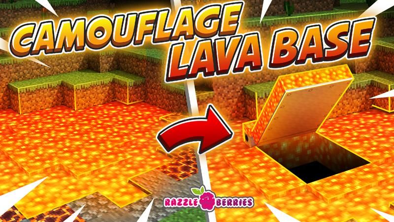 Camouflage Lava Base on the Minecraft Marketplace by Razzleberries