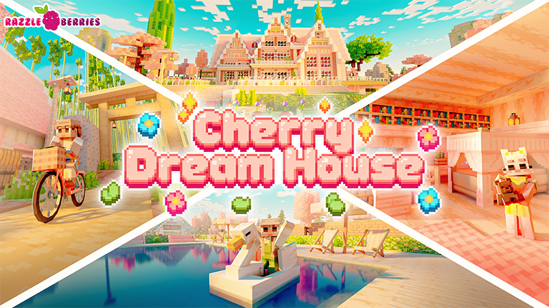 Cherry Dream House on the Minecraft Marketplace by Razzleberries