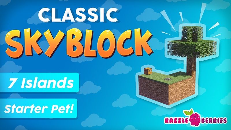 Classic Skyblock on the Minecraft Marketplace by razzleberries