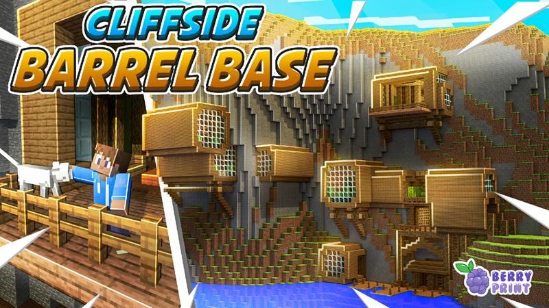 Cliffside Barrel Base on the Minecraft Marketplace by Razzleberries