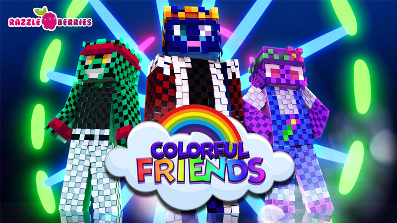 Colorful Friends on the Minecraft Marketplace by Razzleberries