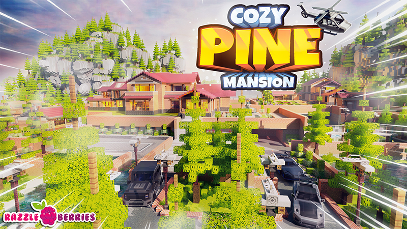 Cozy Pine Mansion on the Minecraft Marketplace by Razzleberries