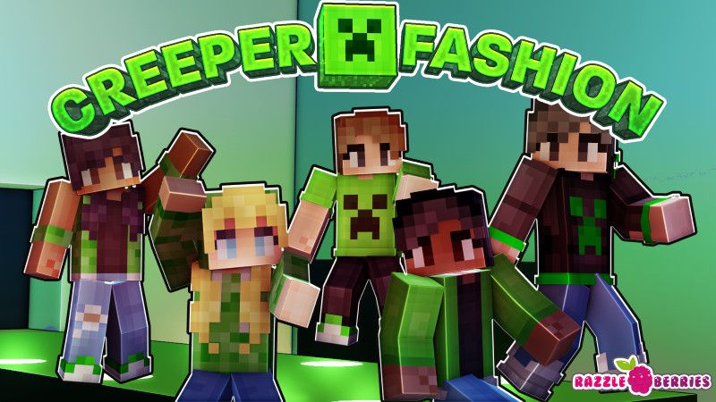 Creeper Fashion on the Minecraft Marketplace by Razzleberries