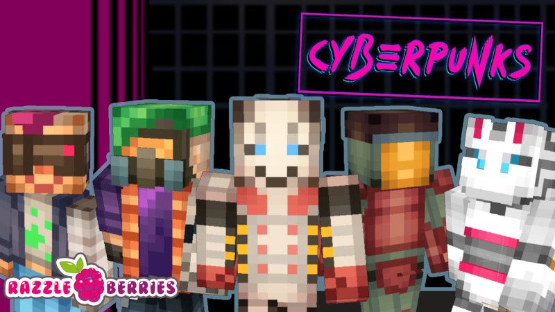 Cyberpunks on the Minecraft Marketplace by Razzleberries