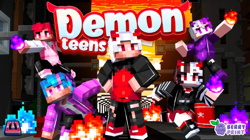 Demon Teens on the Minecraft Marketplace by Razzleberries