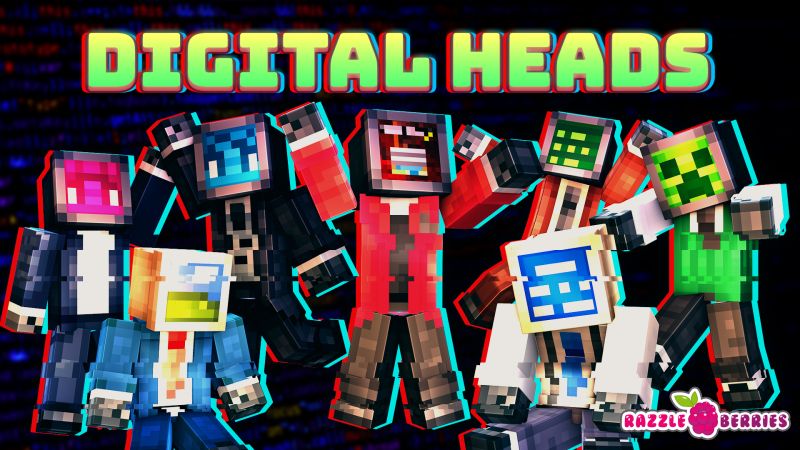 Digital Heads on the Minecraft Marketplace by Razzleberries