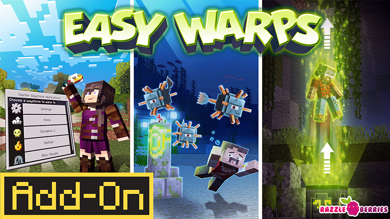 Easy Warps on the Minecraft Marketplace by Razzleberries