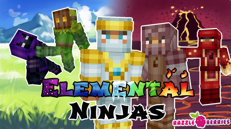 Elemental Ninjas on the Minecraft Marketplace by Razzleberries