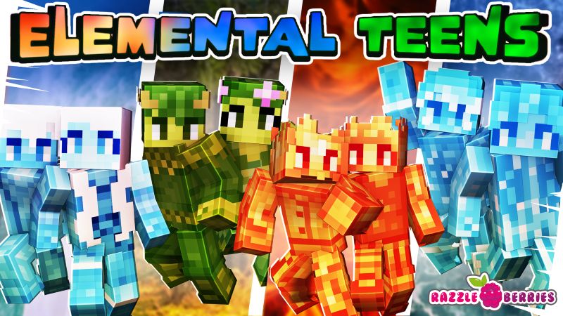 Elemental Teens on the Minecraft Marketplace by Razzleberries