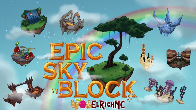 Epic Sky Block on the Minecraft Marketplace by Razzleberries