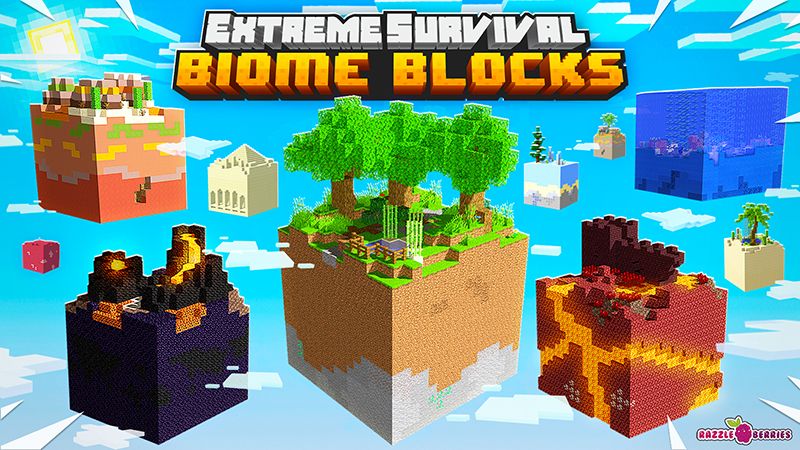 Extreme Survival Biome Blocks on the Minecraft Marketplace by Razzleberries