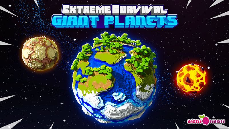 Extreme Survival Giant Planets on the Minecraft Marketplace by Razzleberries