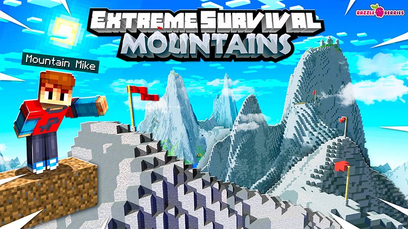 Extreme Survival Mountains on the Minecraft Marketplace by Razzleberries