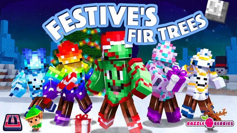 Festive's Fir Trees on the Minecraft Marketplace by Razzleberries