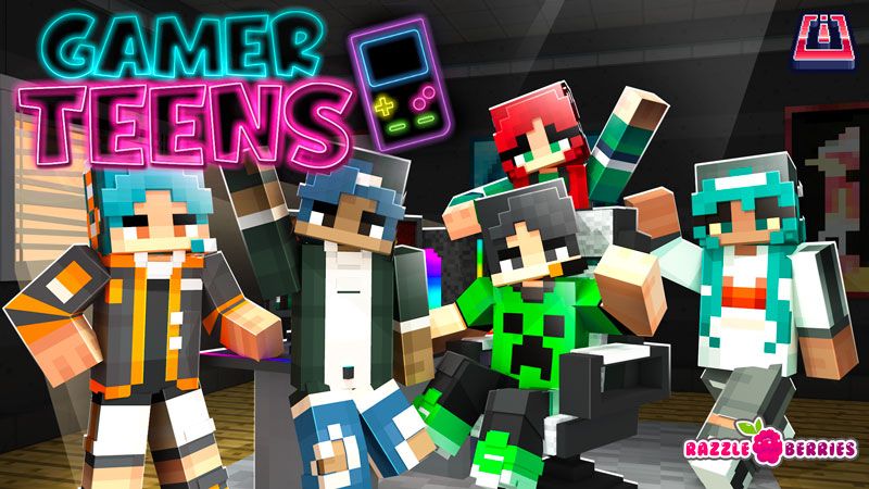 Gamer Teens on the Minecraft Marketplace by Razzleberries