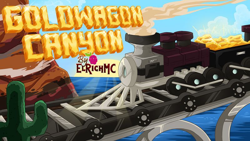 Goldwagon Canyon on the Minecraft Marketplace by Razzleberries