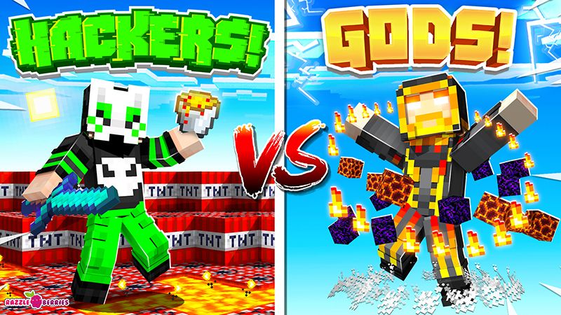 Hackers vs Gods! on the Minecraft Marketplace by Razzleberries