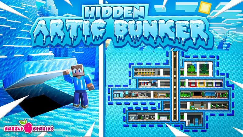 Hidden Arctic Bunker on the Minecraft Marketplace by Razzleberries