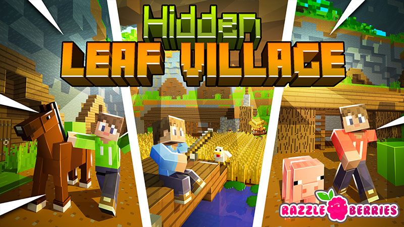 Hidden Leaf Village on the Minecraft Marketplace by Razzleberries