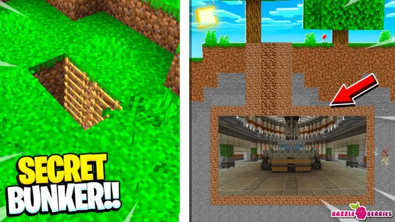 Hidden Mountain Bunker on the Minecraft Marketplace by Razzleberries