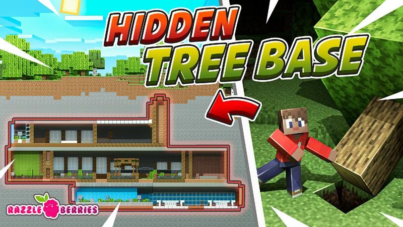 Hidden Tree Base on the Minecraft Marketplace by Razzleberries