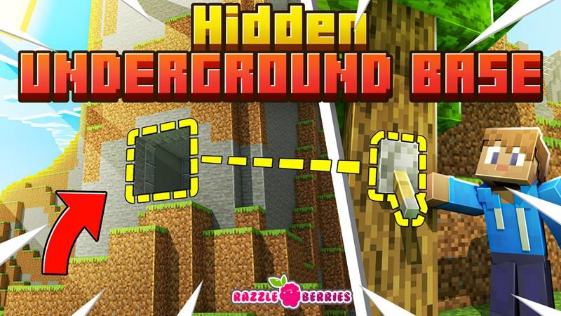 Hidden Underground Base on the Minecraft Marketplace by Razzleberries