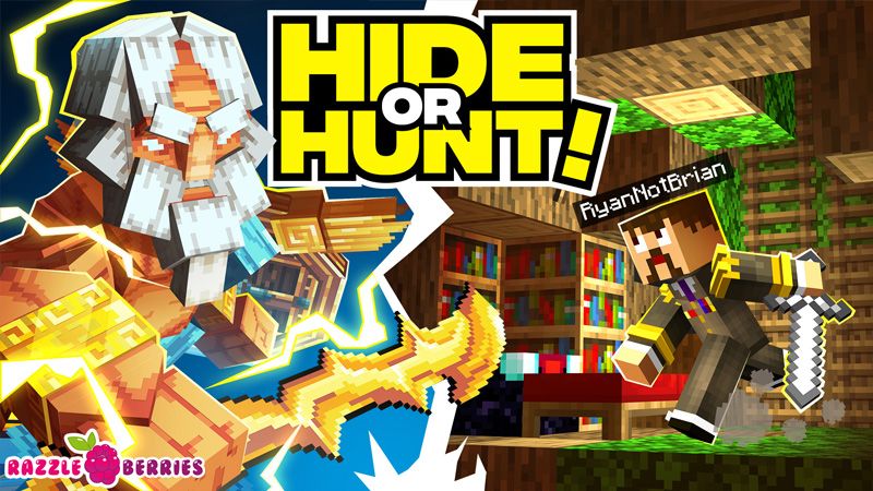 Hide or Hunt by RyanNotBrian on the Minecraft Marketplace by Razzleberries