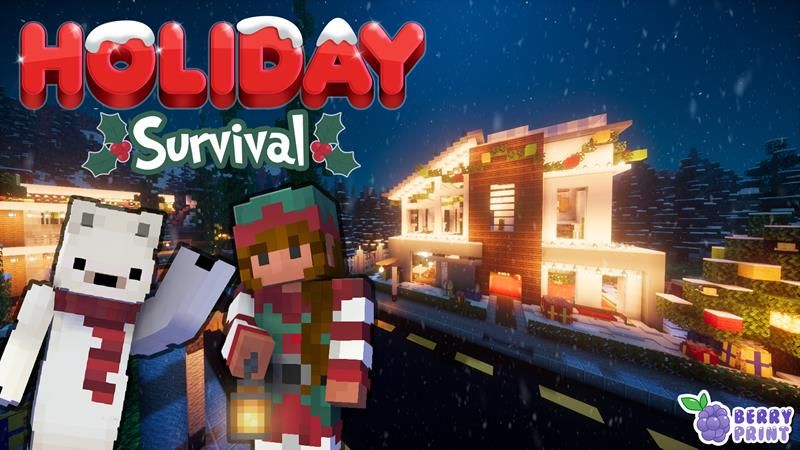 Holiday Survival on the Minecraft Marketplace by Razzleberries