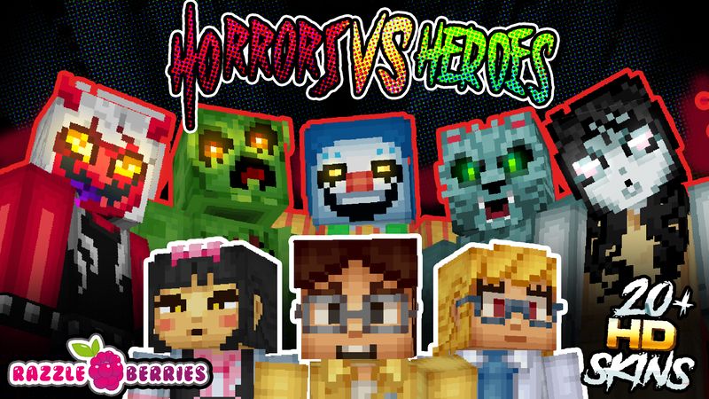 Horrors vs Heroes on the Minecraft Marketplace by Razzleberries